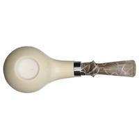 IMP Meerschaum Smooth Tomato with Silver (with Case)