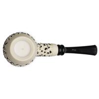 IMP Meerschaum Partially Rusticated Apple (with Case)