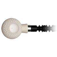 IMP Meerschaum Partially Rusticated Churchwarden with Silver (with Case)