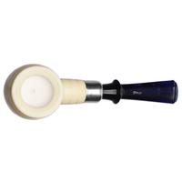 IMP Meerschaum Smooth Billiard with Silver (with Case)