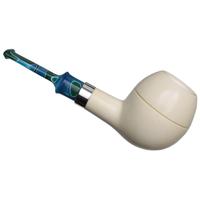 IMP Meerschaum Smooth Apple with Silver (with Case)