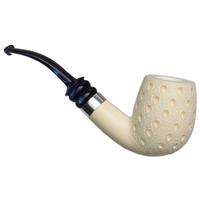 IMP Meerschaum Lattice Bent Billiard with Silver (with Case)