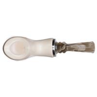 IMP Meerschaum Smooth Freehand with Silver (with Case)