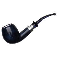 IMP Meerschaum Smooth Bent Egg with Silver (with Case)