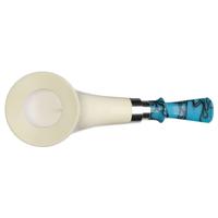 IMP Meerschaum Smooth Horn with Silver (with Case)