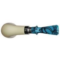IMP Meerschaum Smooth Horn with Silver (with Case)