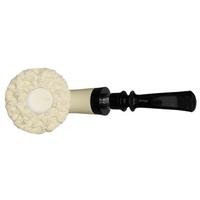 IMP Meerschaum Smooth Bent Dublin with Silver (with Case)
