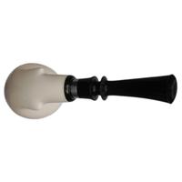IMP Meerschaum Smooth Bent Apple with Silver (with Case)
