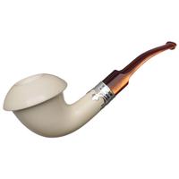 IMP Meerschaum Smooth Calabash with Silver (with Case)