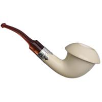 IMP Meerschaum Smooth Calabash with Silver (with Case)
