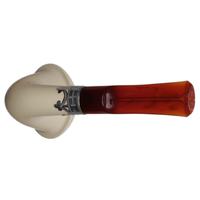 IMP Meerschaum Smooth Calabash with Silver (with Case)