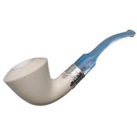 IMP Meerschaum Smooth Bent Dublin with Silver (with Case)