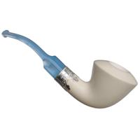 IMP Meerschaum Smooth Bent Dublin with Silver (with Case)
