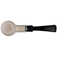 IMP Meerschaum Smooth Bent Billiard with Silver (with Case)