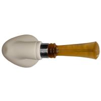 IMP Meerschaum Smooth Acorn with Silver (with Case and Churchwarden Stem)