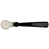 IMP Meerschaum Smooth Bent Billiard Churchwarden (with Case)