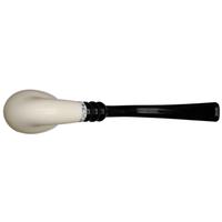 IMP Meerschaum Smooth Bent Billiard Churchwarden (with Case)