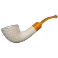 IMP Meerschaum Lattice Bent Dublin (with Case)