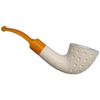 IMP Meerschaum Lattice Bent Dublin (with Case)
