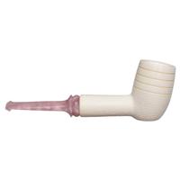 IMP Meerschaum Partially Rusticated Barrel (with Case)