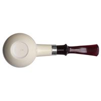 IMP Meerschaum Smooth Rhodesian with Silver (with Case)