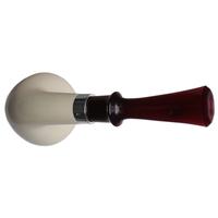 IMP Meerschaum Smooth Rhodesian with Silver (with Case)