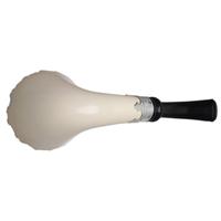 IMP Meerschaum Smooth Bent Dublin with Silver (with Case)