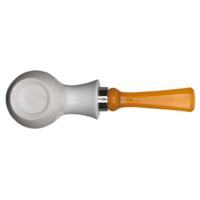IMP Meerschaum Smooth Bent Egg with Silver (with Case)