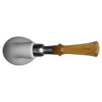 IMP Meerschaum Smooth Bent Apple with Silver (with Pocket Case)