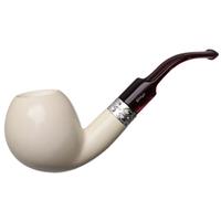 IMP Meerschaum Smooth Bent Apple with Silver (with Case)
