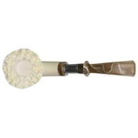 IMP Meerschaum Smooth Bent Dublin with Silver (with Case)