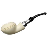 IMP Meerschaum Smooth Rhodesian with Silver (with Pocket Case)
