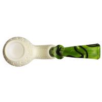 IMP Meerschaum Lattice Bent Egg (with Case)