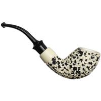 IMP Meerschaum Rusticated Cutty (with Case)
