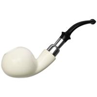 IMP Meerschaum Smooth Tomato with Silver (with Case)