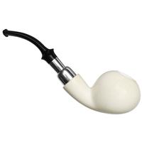 IMP Meerschaum Smooth Tomato with Silver (with Case)