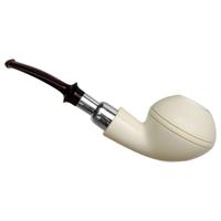 IMP Meerschaum Smooth Rhodesian with Silver (with Case)