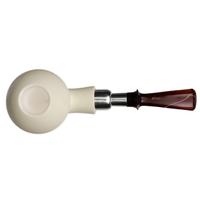 IMP Meerschaum Smooth Rhodesian with Silver (with Case)