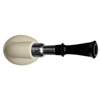 IMP Meerschaum Smooth Bent Apple with Silver (with Case)