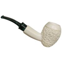 IMP Meerschaum Partially Rusticated Acorn (with Case and Churchwarden Stem)