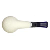 IMP Meerschaum Rusticated Bent Apple with Silver (with Case)