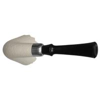 IMP Meerschaum Rusticated Bent Dublin with Silver (with Case)