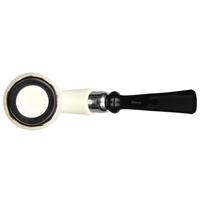 IMP Meerschaum Smooth Bent Apple with Silver (with Case)