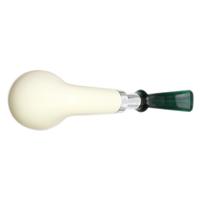 IMP Meerschaum Smooth Bent Billiard with Silver (with Case)