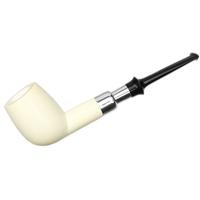 IMP Meerschaum Smooth Billiard with Silver (with Case)