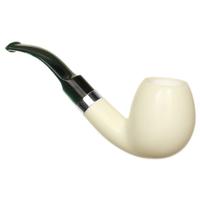 IMP Meerschaum Smooth Bent Egg with Silver (with Case)