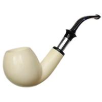 IMP Meerschaum Smooth Bent Apple with Silver (with Case)