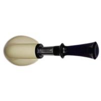IMP Meerschaum Smooth Bent Apple with Silver (with Case)