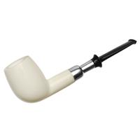 IMP Meerschaum Smooth Billiard with Silver (with Case)