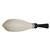 IMP Meerschaum Smooth Paneled Zulu with Silver (with Case)